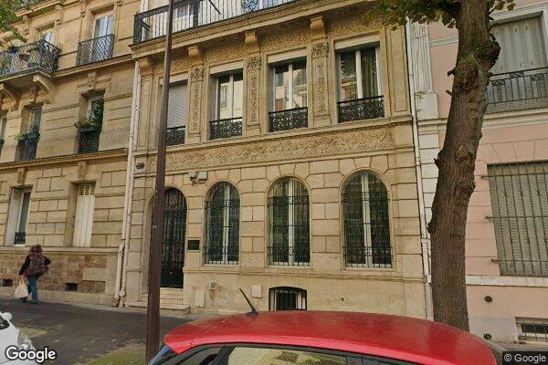 Vue Google Street View du 27 Rue Perronet