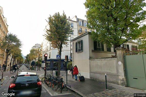 Vue Google Street View du 32BIS Rue Perronet