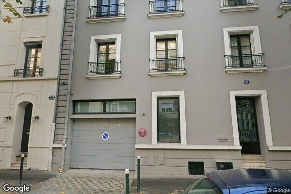 Vue Google Street View du 35 Rue Perronet