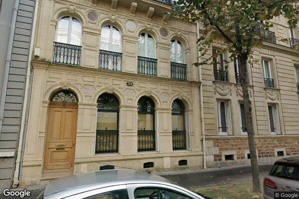 Vue Google Street View du 39 Rue Perronet