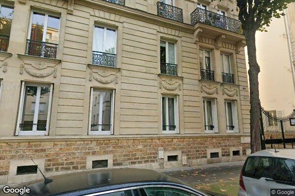 Vue Google Street View du 41 Rue Perronet