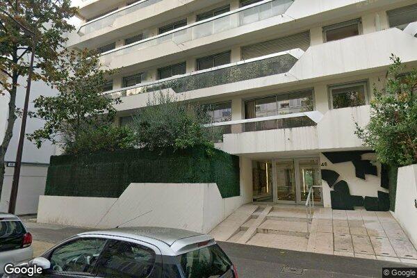Vue Google Street View du 46 Rue Perronet