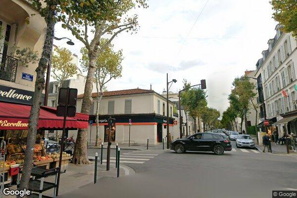 Vue Google Street View du 47 Rue Perronet
