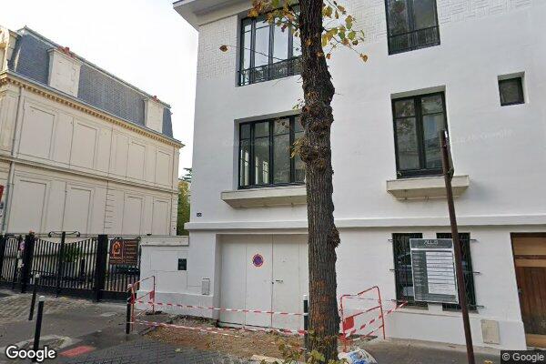 Vue Google Street View du 48 Rue Perronet