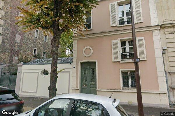 Vue Google Street View du 50 Rue Perronet