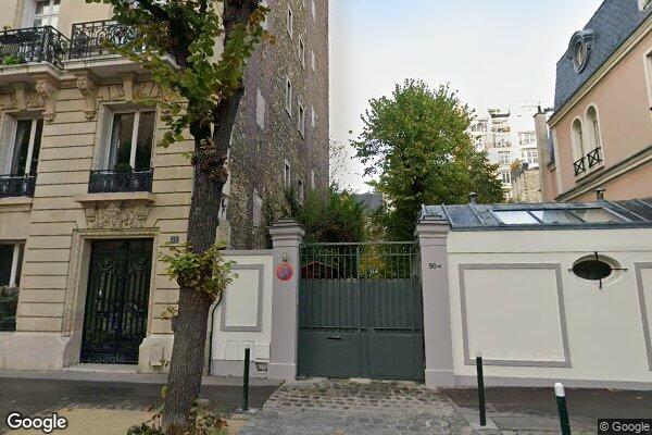 Vue Google Street View du 50BIS Rue Perronet
