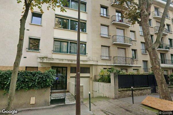 Vue Google Street View du 53 Rue Perronet