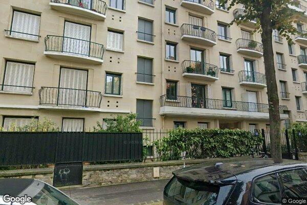 Vue Google Street View du 55 Rue Perronet