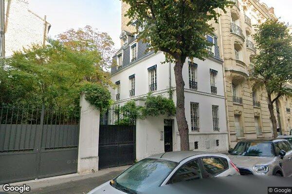 Vue Google Street View du 56 Rue Perronet