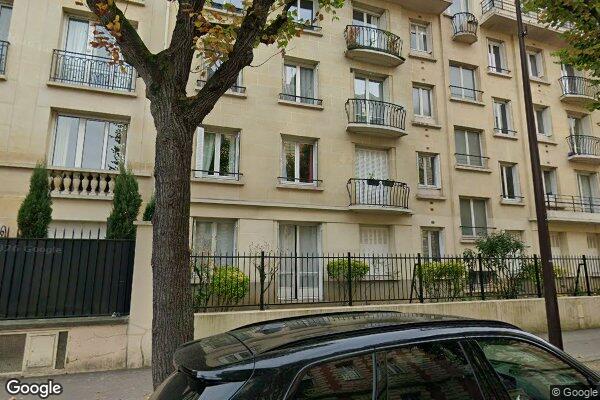 Vue Google Street View du 61 Rue Perronet