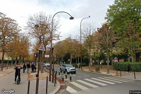 Vue Google Street View du 62 Rue Perronet