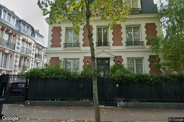 Vue Google Street View du 7 Rue Perronet