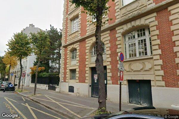 Vue Google Street View du 72 Rue Perronet