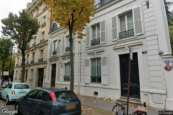 Vue Google Street View du 76BIS Rue Perronet