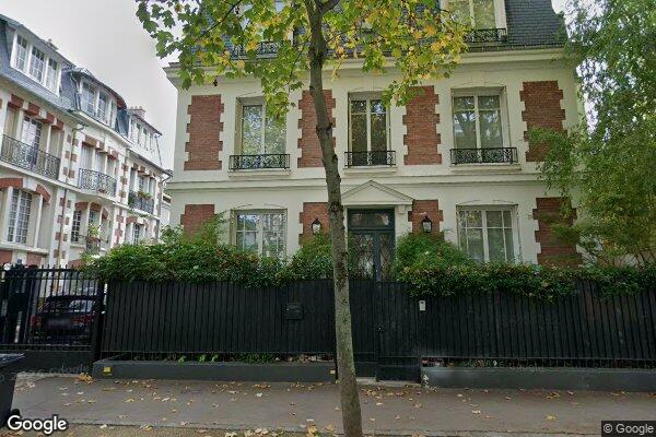 Vue Google Street View du 8 Rue Perronet