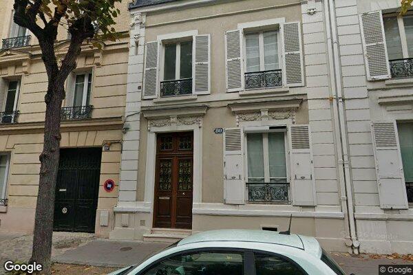 Vue Google Street View du 80 Rue Perronet