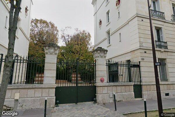 Vue Google Street View du 83 Rue Perronet