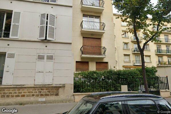 Vue Google Street View du 84B Rue Perronet