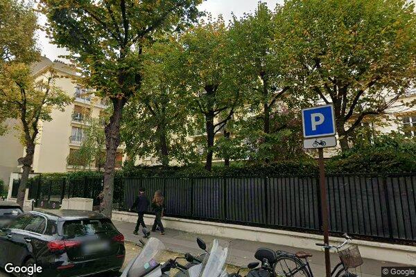 Vue Google Street View du 86 Rue Perronet