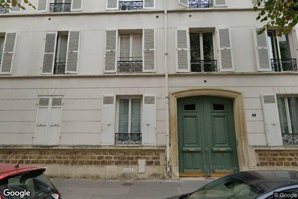 Vue Google Street View du 92 Rue Perronet