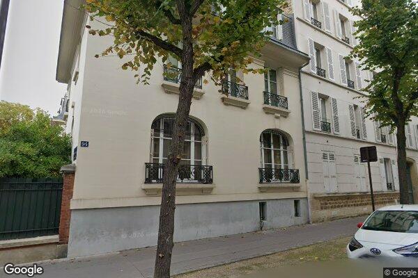 Vue Google Street View du 94 Rue Perronet