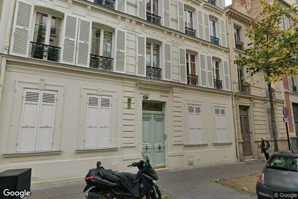 Vue Google Street View du 95 Rue Perronet
