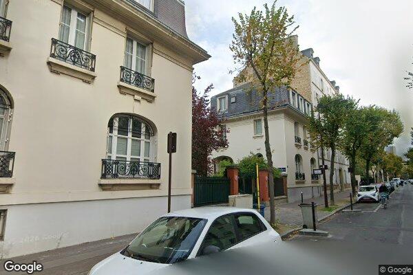 Vue Google Street View du 96 Rue Perronet