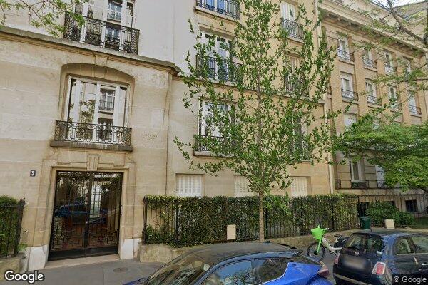 Vue Google Street View du 3 Rue Pierre Chérest