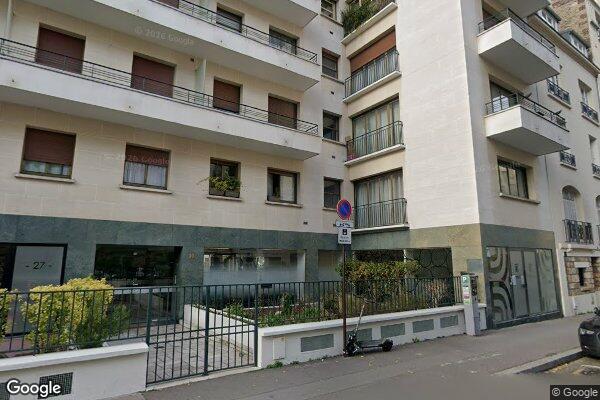 Vue Google Street View du 27 Rue Pierret