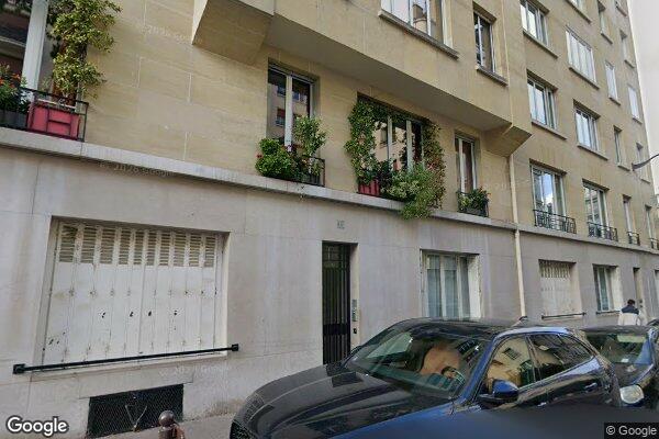 Vue Google Street View du 33 Rue Pierret