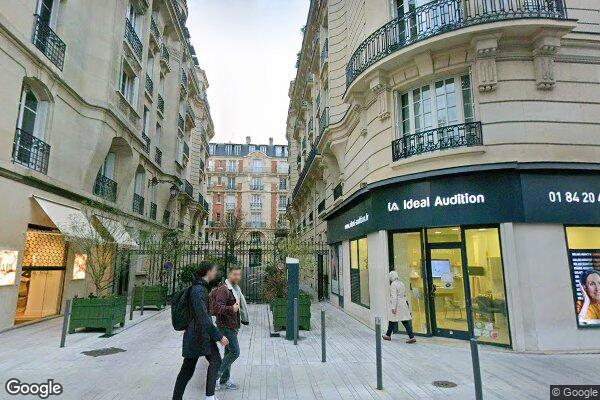 Vue Google Street View du 2 Rue Rigaud