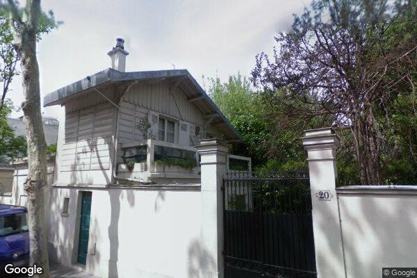 Vue Google Street View du 20 Rue Saint-James