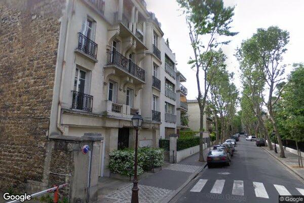 Vue Google Street View du 25 Rue Saint-James
