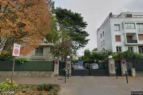 Vue Google Street View du 1 Rue Salignac Fénelon