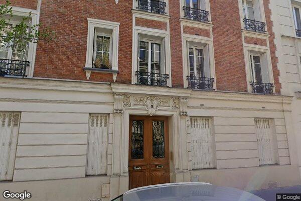 Vue Google Street View du 2 Rue Soyer