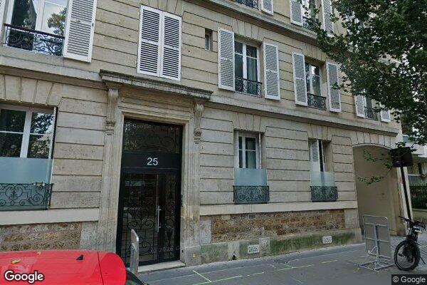 Vue Google Street View du 25 Rue Soyer