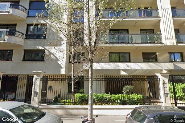 Vue Google Street View du 3BIS Rue Soyer
