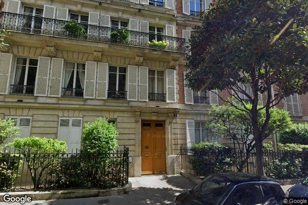 Vue Google Street View du 3 Rue Théophile Gautier