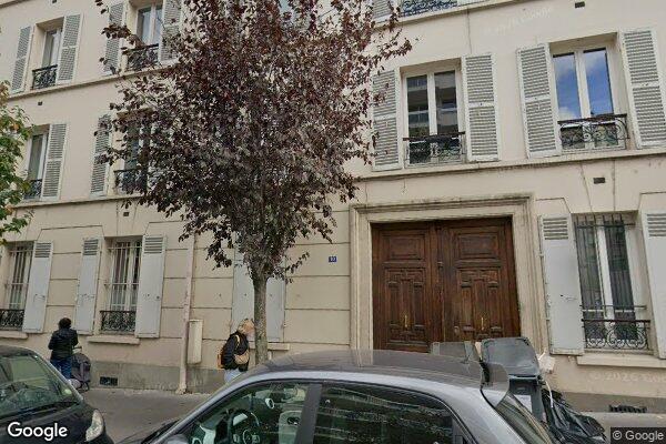 Vue Google Street View du 10 Rue Ybry