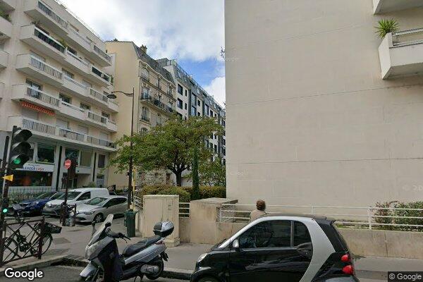Vue Google Street View du 17 Rue Ybry
