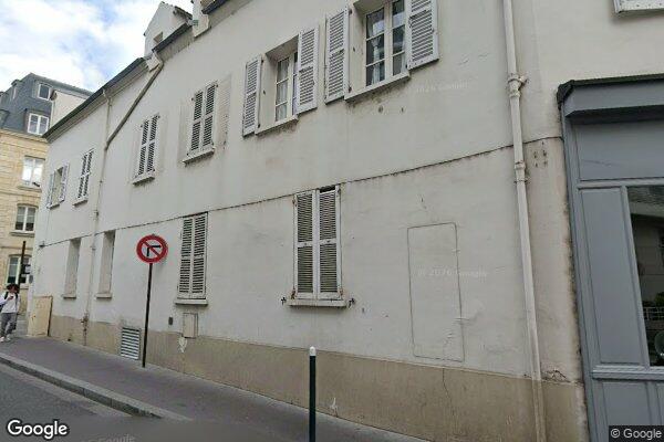 Vue Google Street View du 26 Rue Ybry