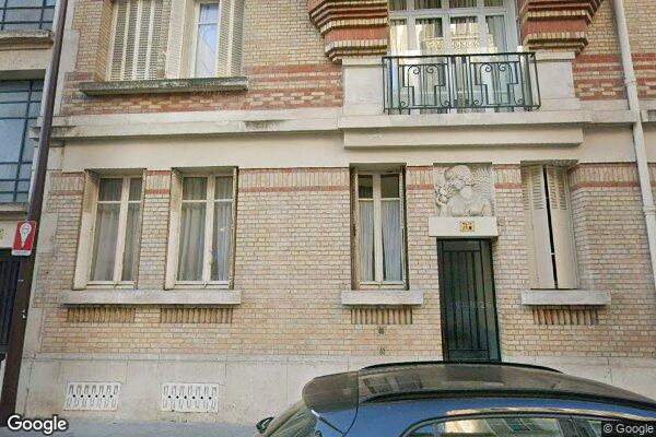 Vue Google Street View du 5 Sq du Capitaine Claude Barres