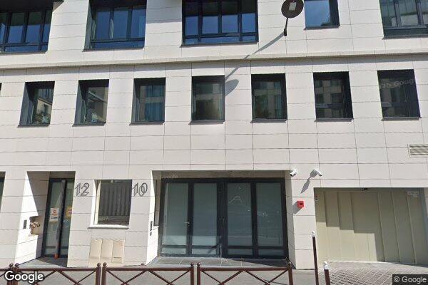 Vue Google Street View du 12 Villa Blaise Pascal
