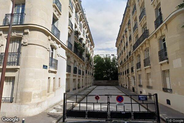 Vue Google Street View du 6 Villa Blaise Pascal