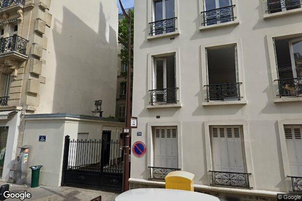 Vue Google Street View du 2 Villa Blanche