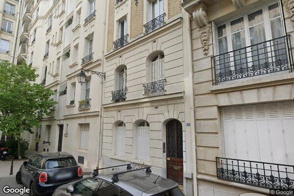 Vue Google Street View du 12 Villa Emile Bergerat