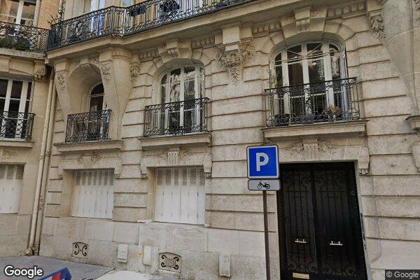 Vue Google Street View du 16 Villa Emile Bergerat