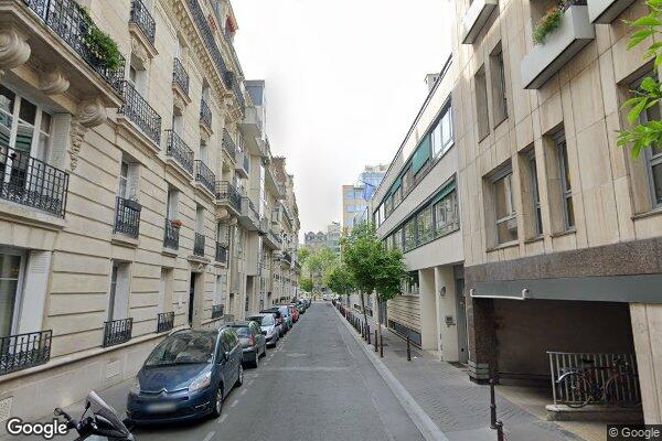 Vue Google Street View du 5 Villa Emile Bergerat