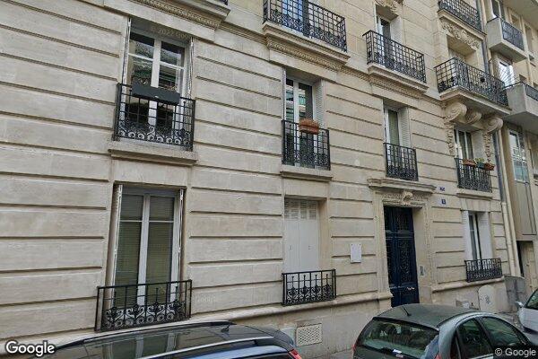 Vue Google Street View du 8 Villa Emile Bergerat