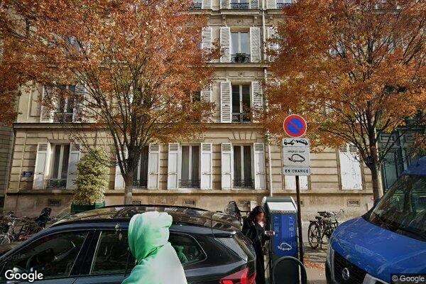 Vue Google Street View du 1 Villa Houssay